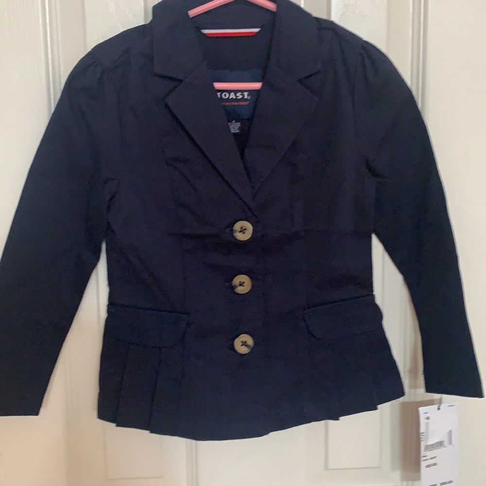 French toast size 4 blazer NWT pleated bottom